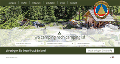 Desktop Screenshot of oetztalernaturcamping.com